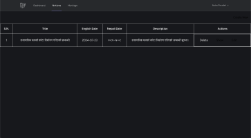 laravel notice